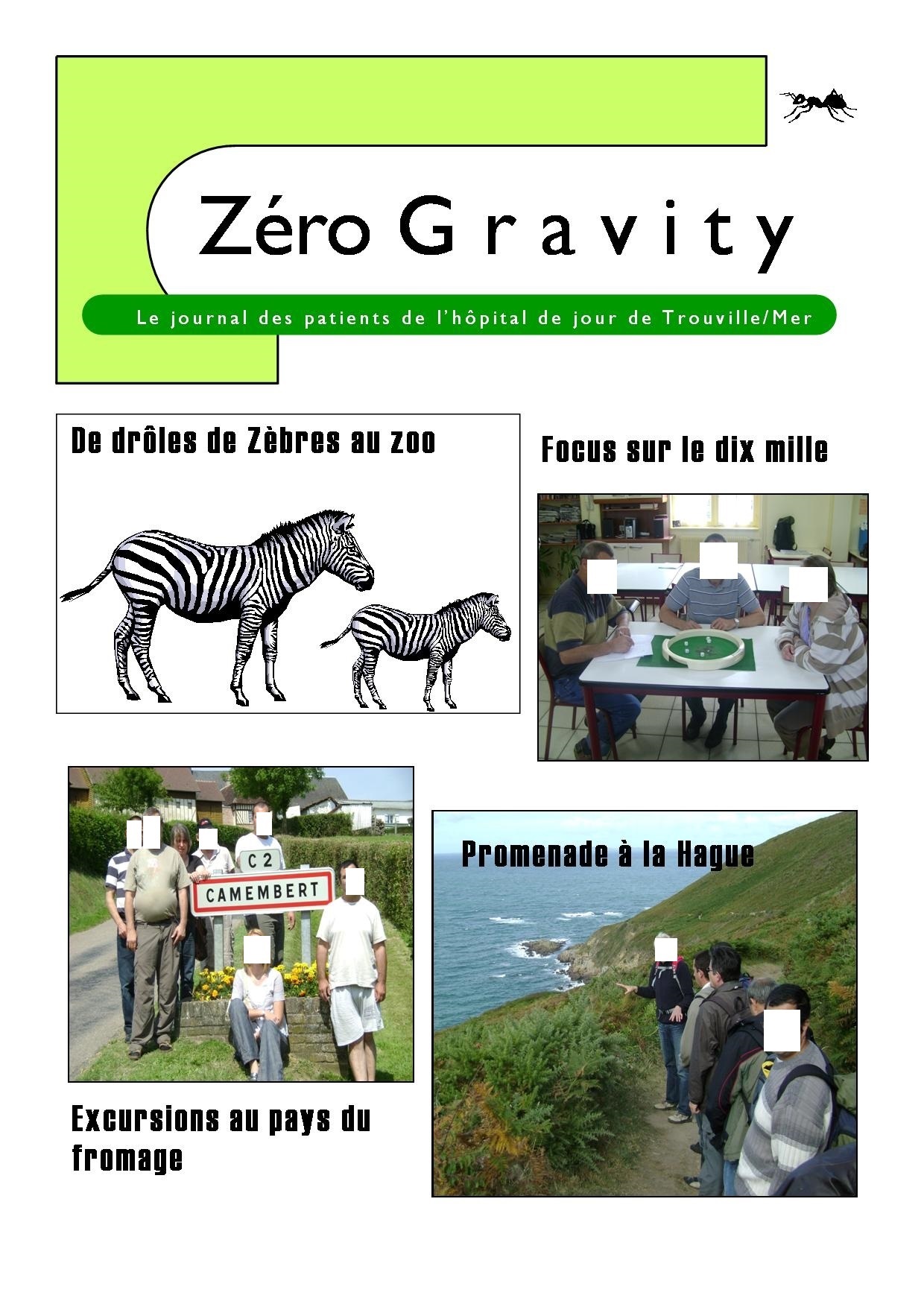 Zéro Gravity, le journal des patients de l'hôpital de jour de Trouville sur Mer