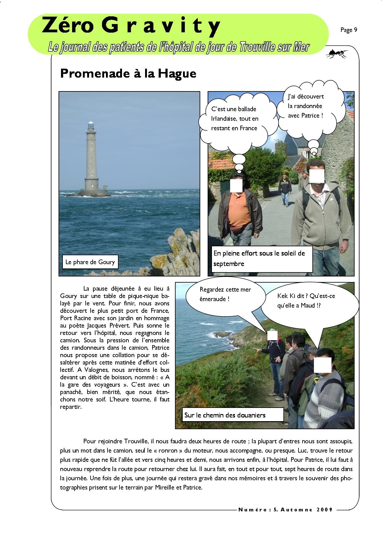 Zéro Gravity, le journal des patients de l'hôpital de jour de Trouville sur Mer