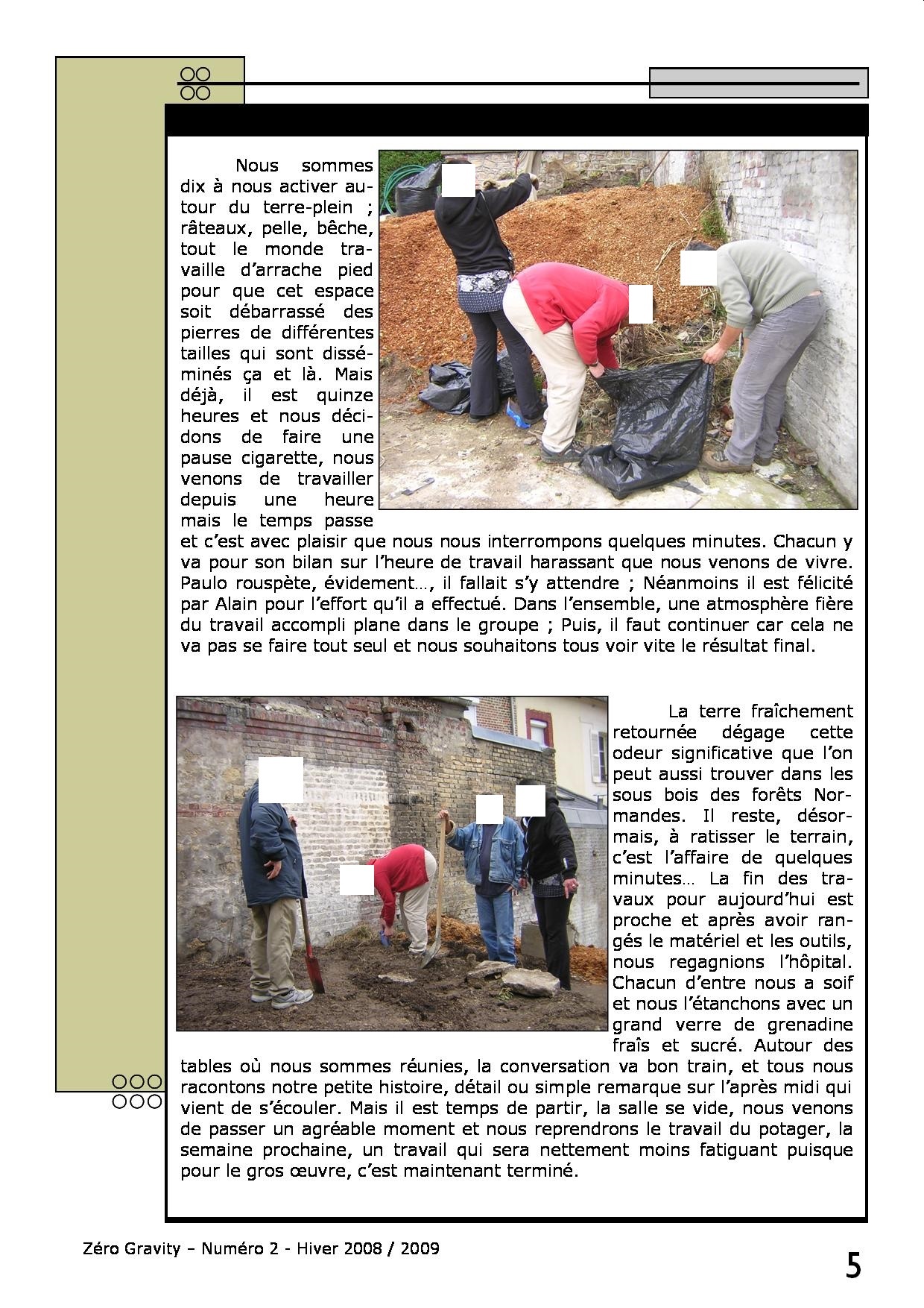 Zéro Gravity, le journal des patients de l'hôpital de jour de Trouville sur Mer