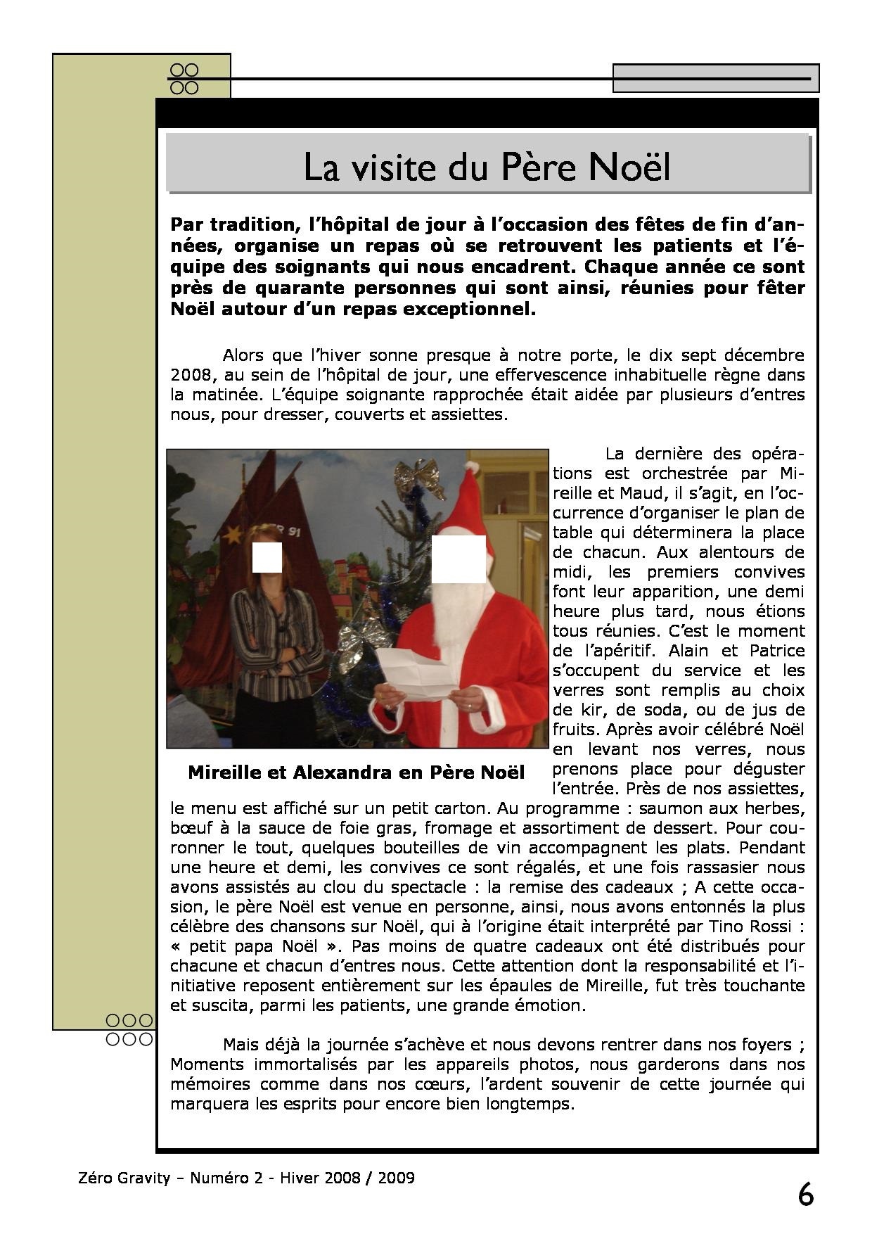 Zéro Gravity, le journal des patients de l'hôpital de jour de Trouville sur Mer