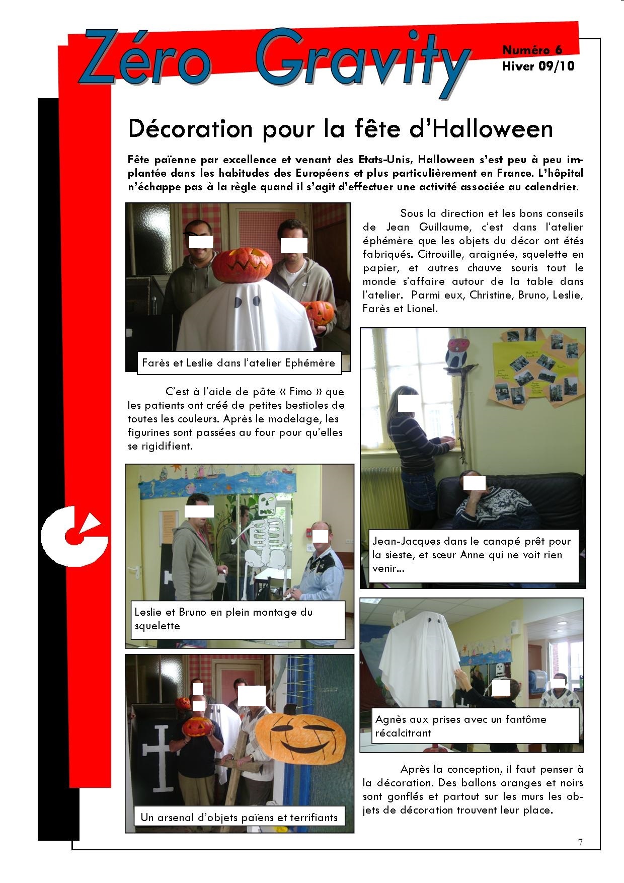 Zéro Gravity, le journal des patients de l'hôpital de jour de Trouville sur Mer