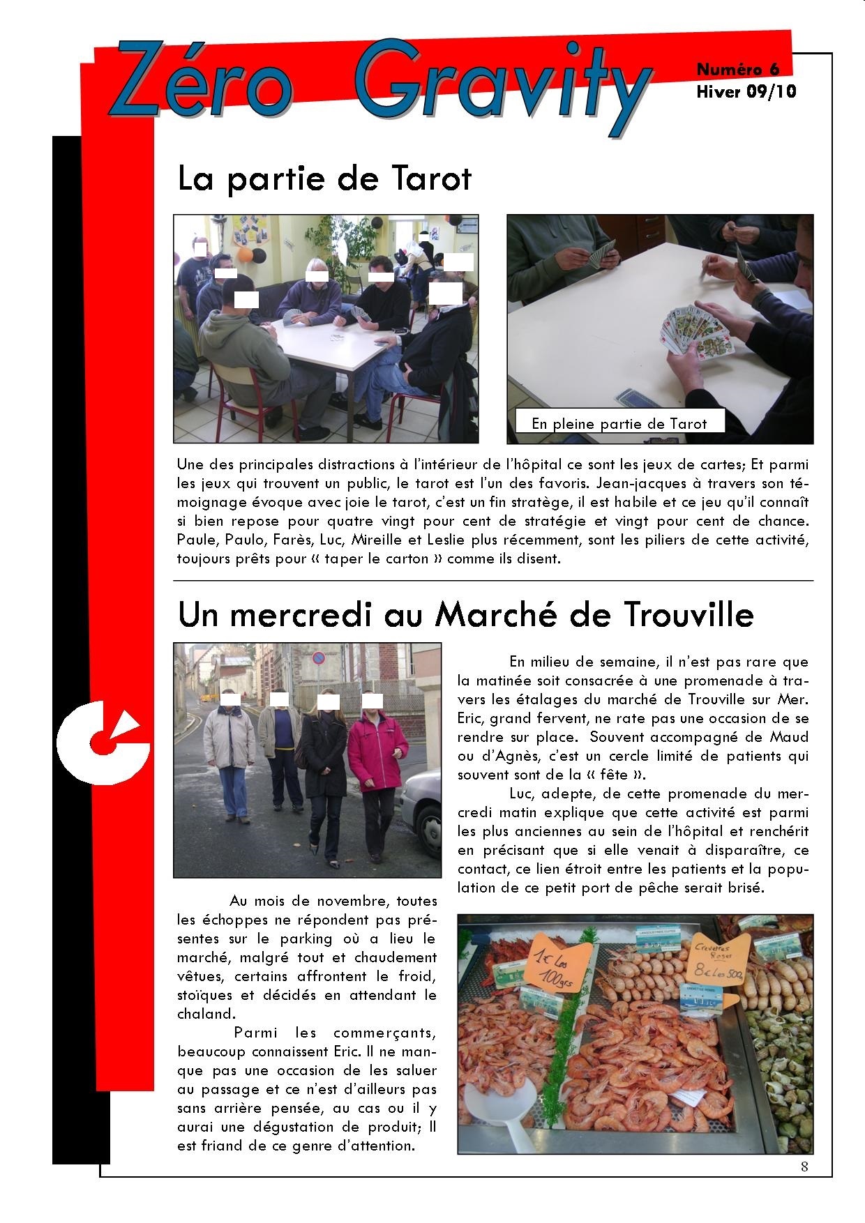 Zéro Gravity, le journal des patients de l'hôpital de jour de Trouville sur Mer