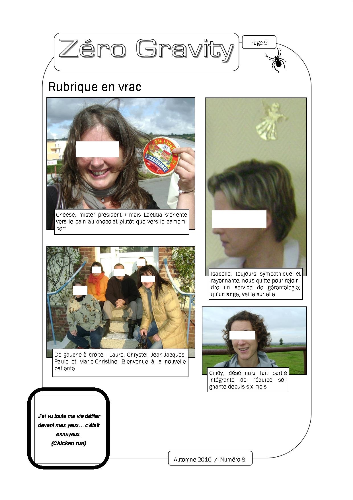 Zéro Gravity, le journal des patients de l'hôpital de jour de Trouville sur Mer