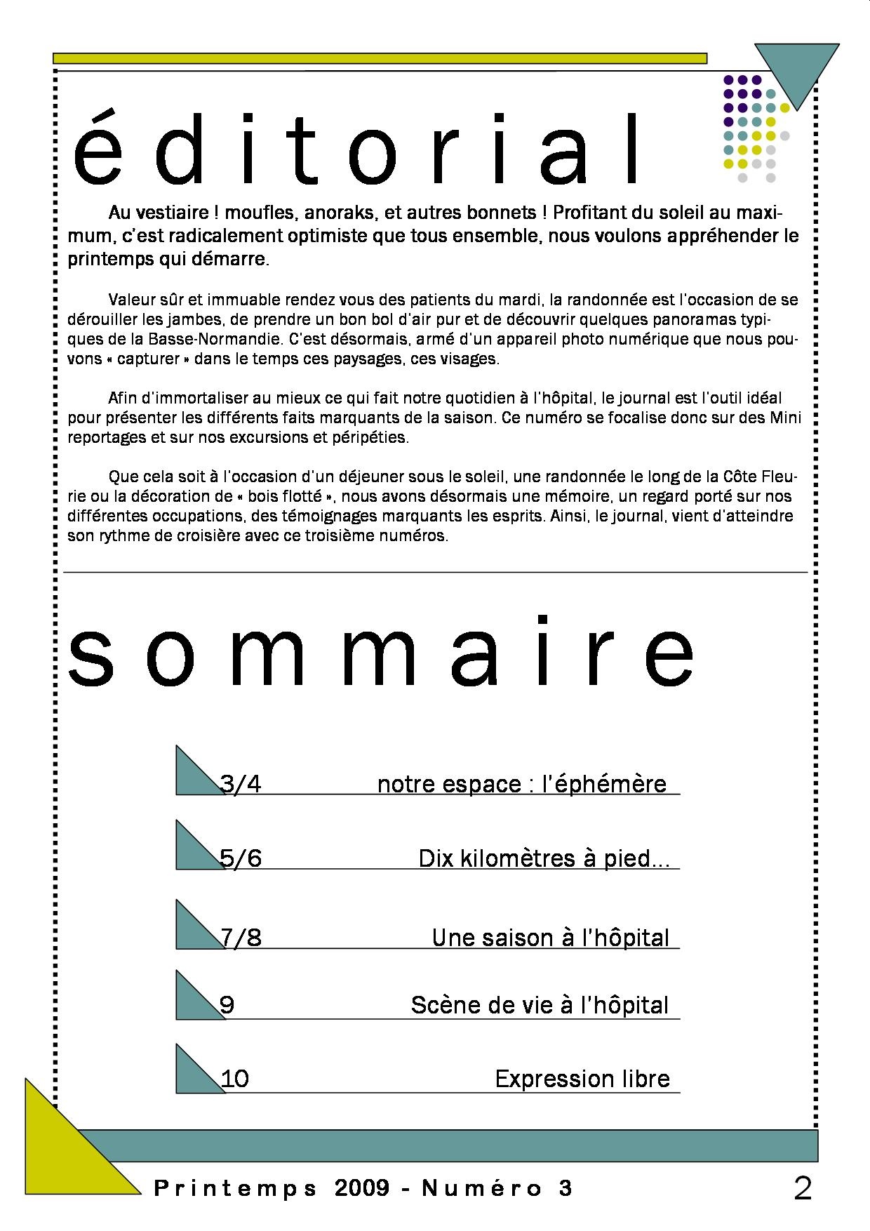 Zéro Gravity, le journal des patients de l'hôpital de jour de Trouville sur Mer